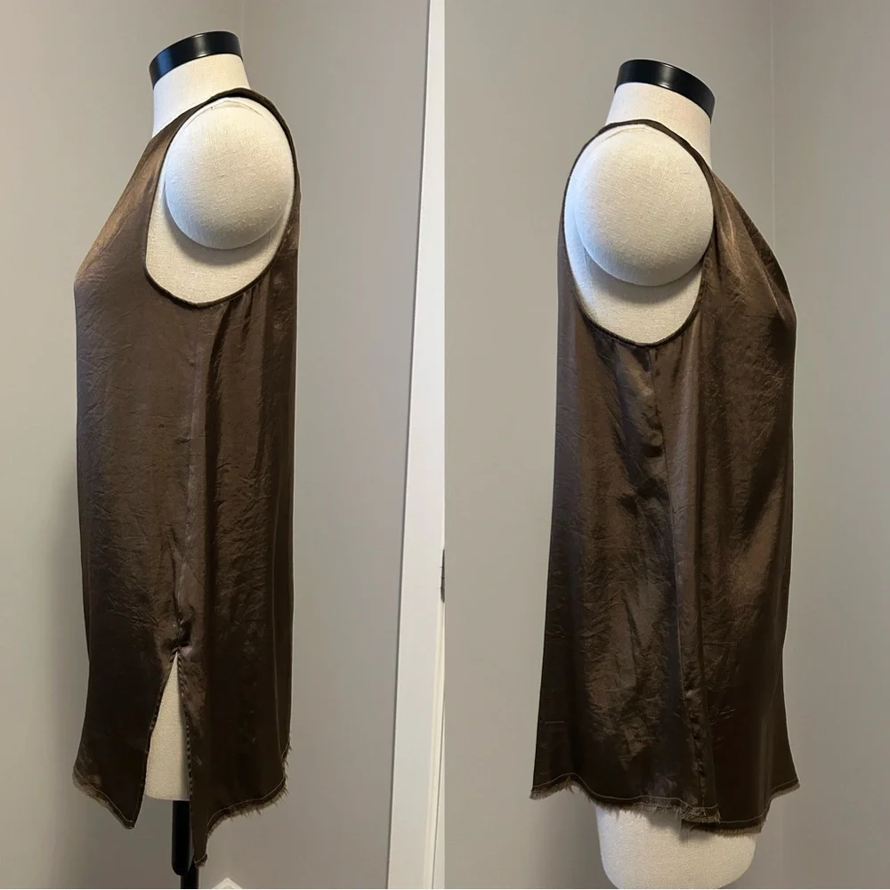 NWT Helmet Lang Silk Top - Picture 5 of 15